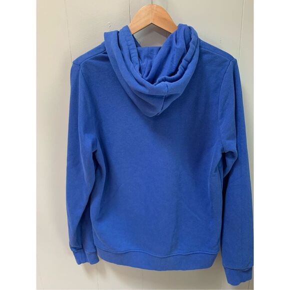 Reebok Identity Fleece Over-The-Head Hoodie Blue Mens Medium - Picture 2 of 8